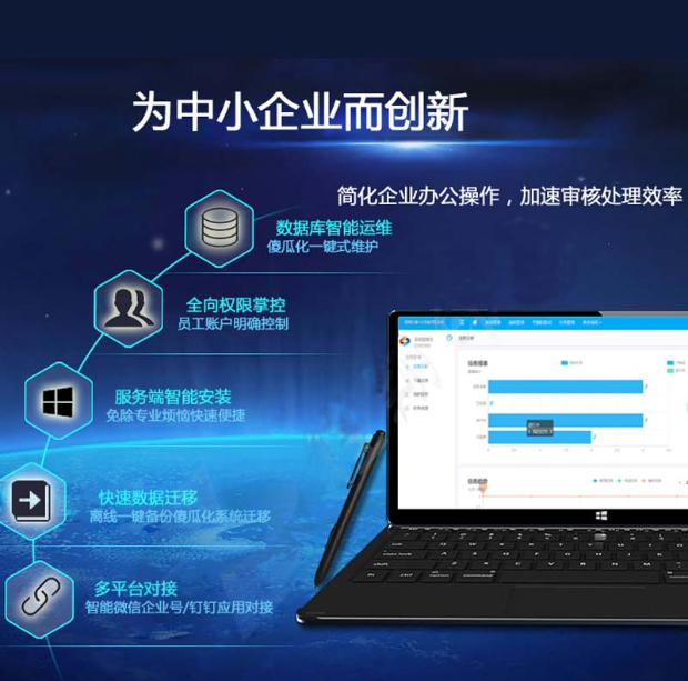 ERP企业oa办公客户管理系统小程序商城制作进销存软件app开发定制