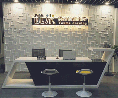 镂空灯箱广告招牌公司前台美容院形象背景墙LOGO设计背发光字定做