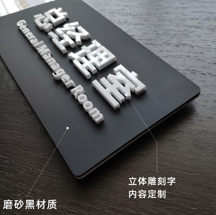 立体字门牌定制亚克力科室牌办公室指示牌总经理创意标识牌公司部门个性标牌定做