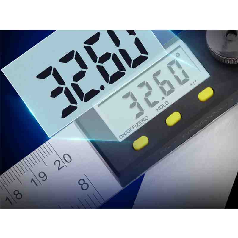 三量数显角度尺万用能角尺