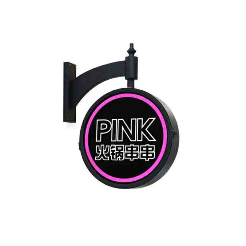 led铁艺旋转灯箱