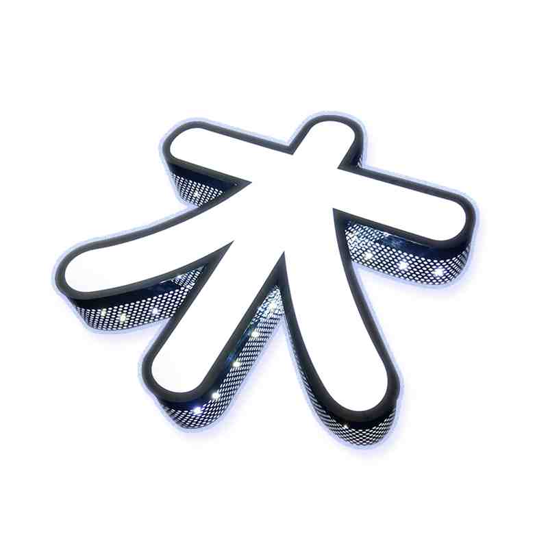 侧发光迷你字