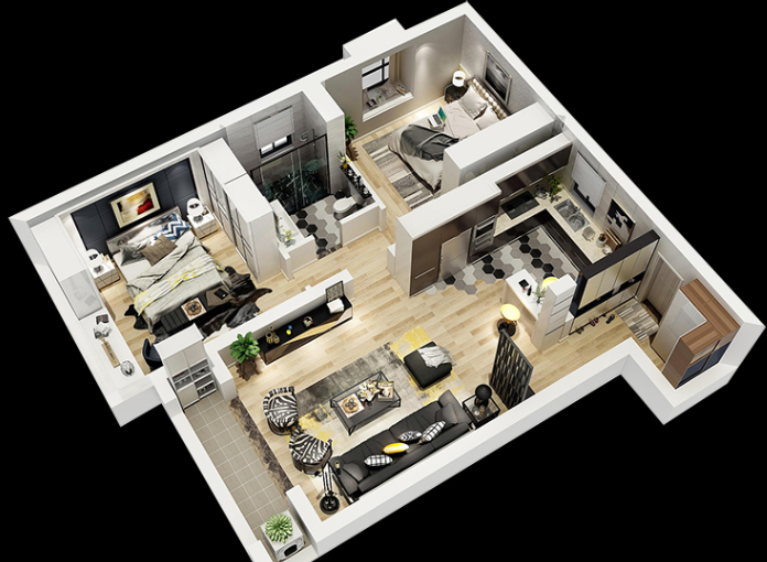 3D效果图制作家装修室内设计3dmax建模景观建筑施工图CAD代画代做