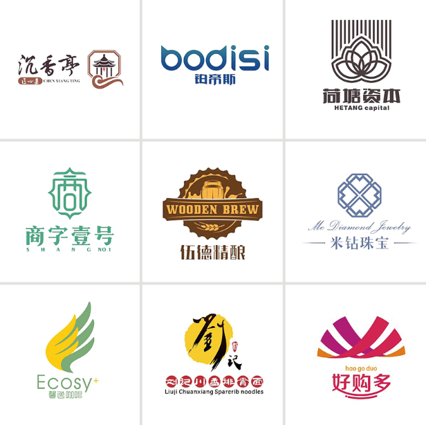 logo设计原创商标设计餐饮VI吉祥物卡通标志包装平面画册海报网页