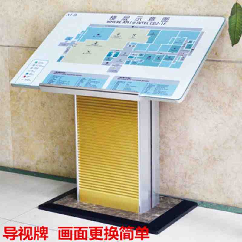 落地立式导视牌