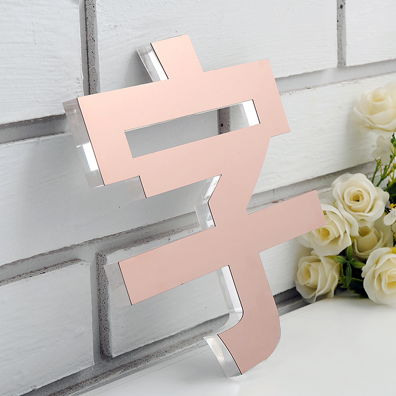 水晶字、亚克力