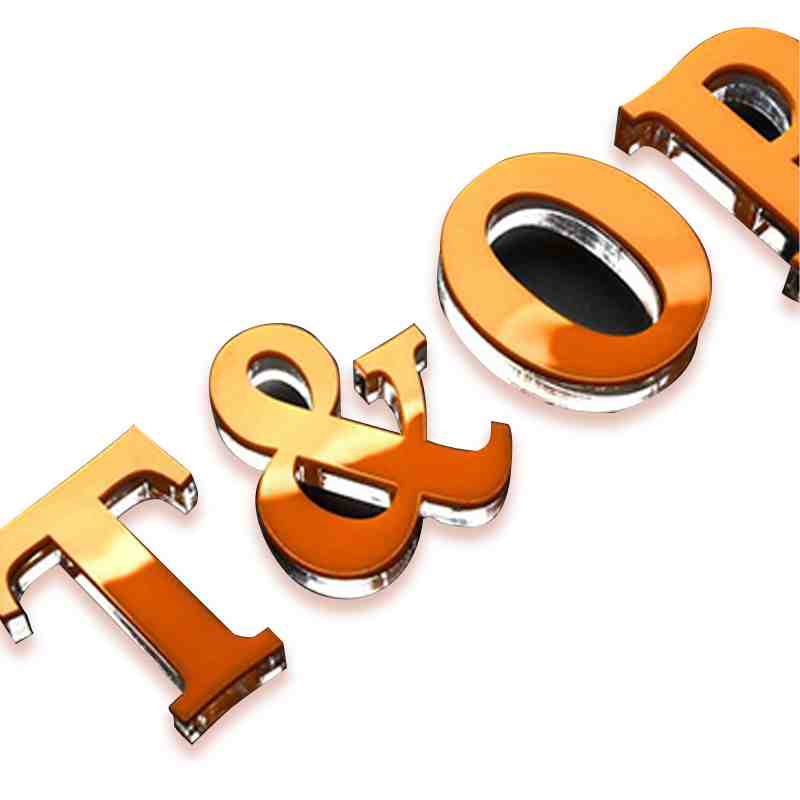 pvc+亚克力字（每米）