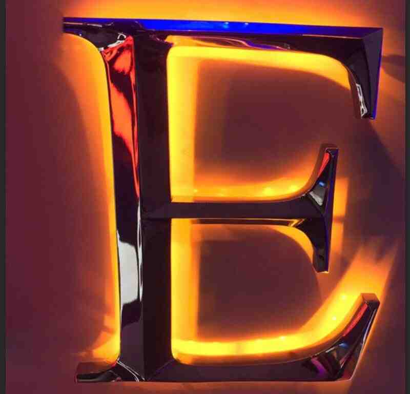 三维发光字